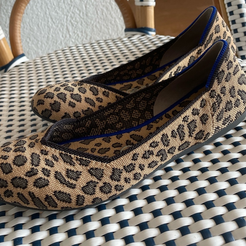 Leopard Rothy’s Flats! Size 7